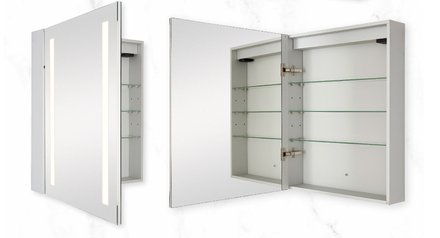 Backlit Led Medicine Cabinets Majestic Mirror Frame