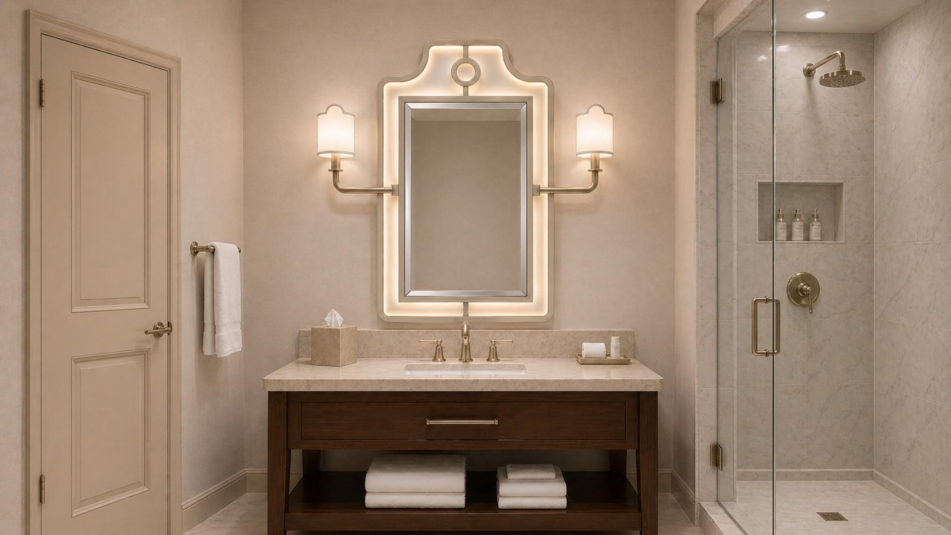 Pagoda LED Mirror Pagoda LED Mirror